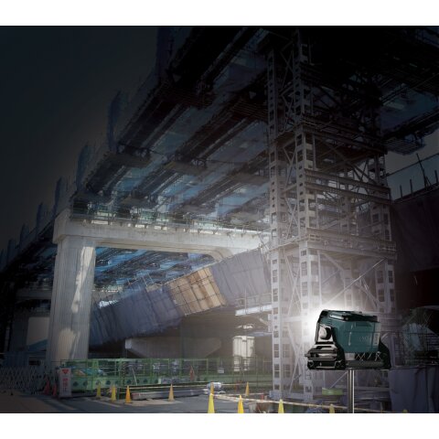 Makita DEADML809 LED-Baustrahler 18V / 230V (ohne Akku, ohne Ladegerät, inkl. Netzteil)