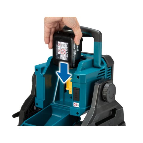 Makita DEADML811 LED-Baustrahler 18V / 230V (ohne Akku, ohne Ladegerät, inkl. Netzteil) EN