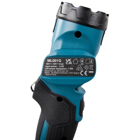 Makita ML001G LED-Akku-Handleuchte 40V max. (ohne Akku, ohne Ladegerät)