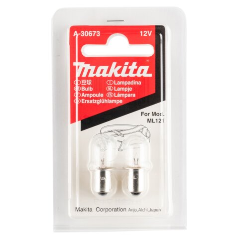 Makita A-30673 Glühlampe 12-14,4V 2Stk EN