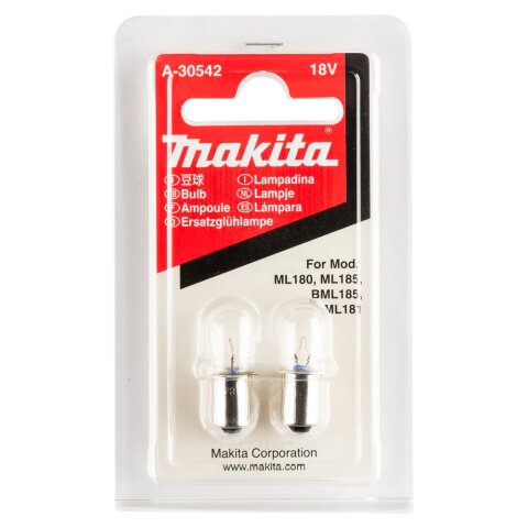 Makita A-30542 Glühlampe 18V EN