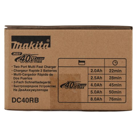 Makita 191N09-8 2-fach Ladegerät DC40RB