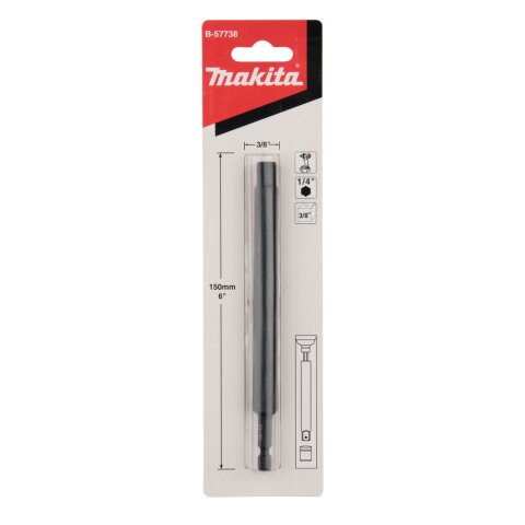 Makita B-57738 Adapter 3/8"4KT - 1/4" 6KT-150