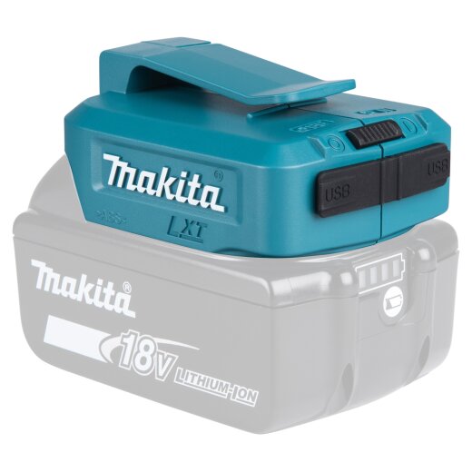 Makita DECADP05 Akku-USB Adapter 14,4V 18V