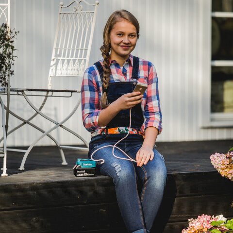 Makita DECADP05 Akku-USB Adapter 14,4V 18V