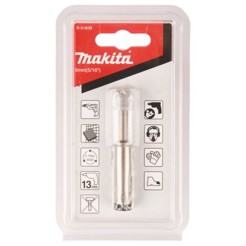 Makita B-51839 Diamant Fliesenbohrer 8mm EN
