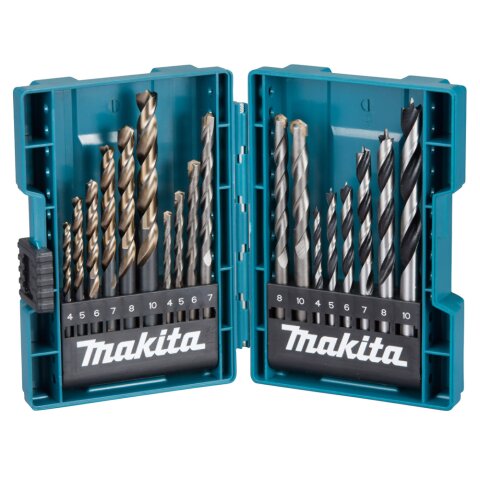 Makita B-49432 Bohrer-Set 18tlg EN