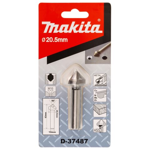 Makita D-37487 Senker 20.5x63x10mm HSS