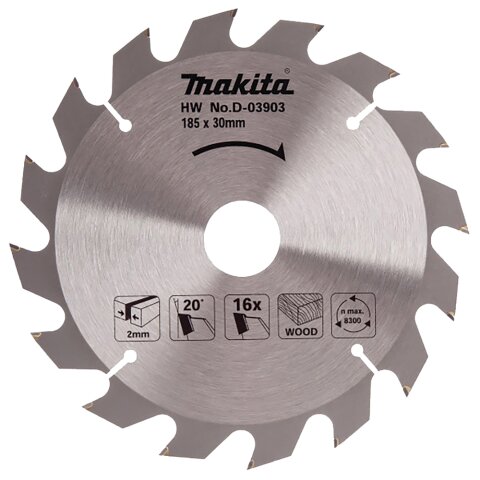 Makita D-03903 S&auml;geblatt 185x30/16Z