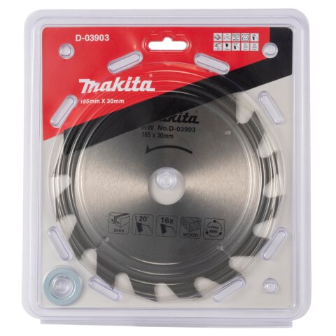 Makita D-03903 Sägeblatt 185x30/16Z