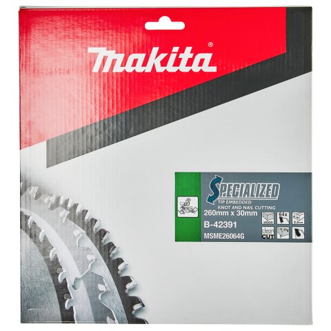Makita B-42391 SPECIALIZED Sägeb.260x30x64Z
