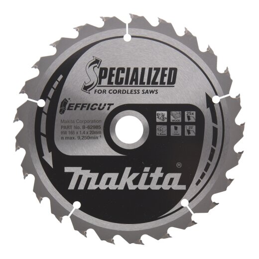 Makita B-62985 EFFICUT Sägeb.165x20x25Z