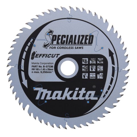 Makita B-57336 EFFICUT Sägeb.165x20x56Z EN