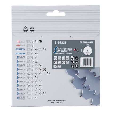 Makita B-57336 EFFICUT Sägeb.165x20x56Z EN