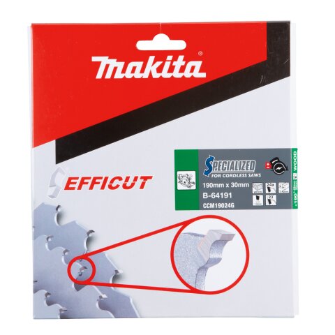 Makita B-64191 EFFICUT Sägeb.190x30x24Z