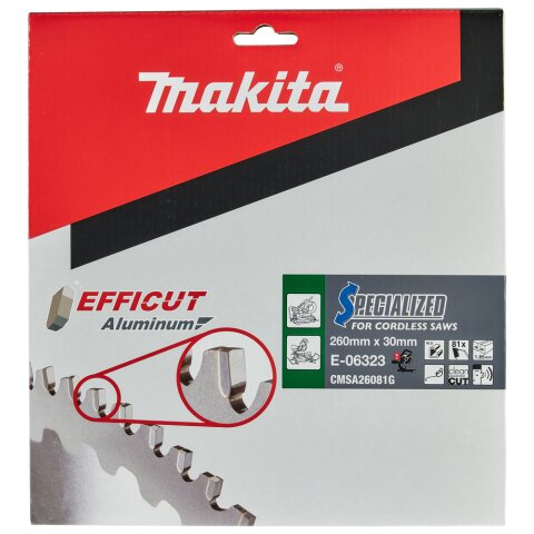Makita E-06323 EFFICUT Sägeb.260x30x81Z