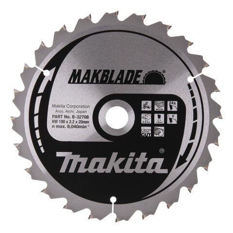 Makita B-32708 MAKBLADE Sägeb. 190x20x24Z EN