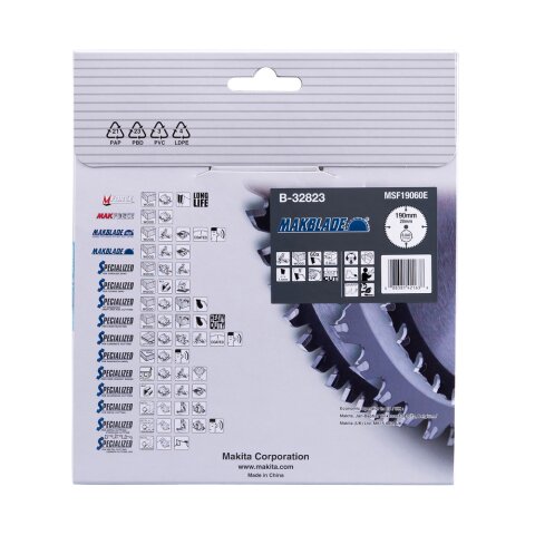 Makita B-32823 MAKBLADE Sägeb. 190x20x60Z EN