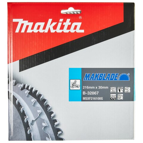 Makita B-32867 MAKBLADE Sägeb. 216x30x100Z EN