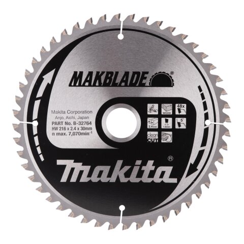 Makita B-32764 MAKBLADE S&auml;geb. 216x30x48Z EN