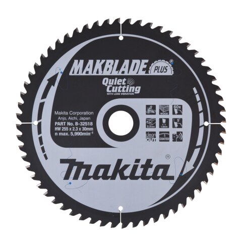 Makita B-32518 MAKBLADE S&auml;geb. 255x30x60Z