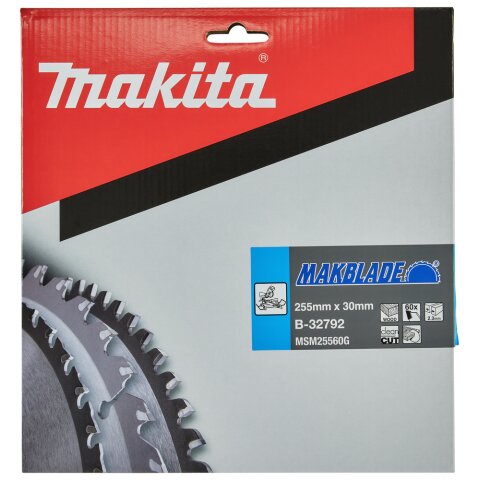 Makita B-32792 MAKBLADE Sägeb. 255x30x60Z EN