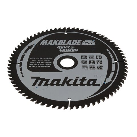 Makita B-32596 MAKBLADE S&auml;geb. 255x30x72Z