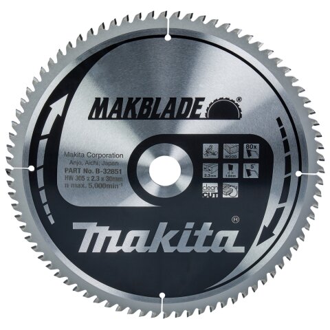 Makita B-32851 MAKBLADE S&auml;geb. 305x30x80Z
