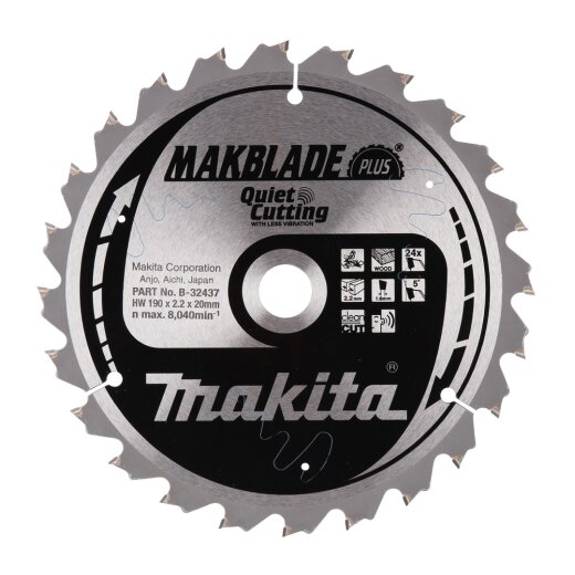 Makita B-32437 MAKBLADE+ Sägeb. 190x20x24Z