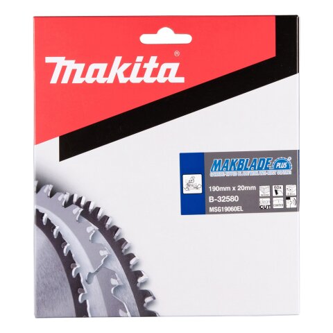 Makita B-32580 MAKBLADE+ Sägeb. 190x20x60Z EN