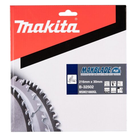 Makita B-32502 MAKBLADE+ Sägeb. 216x30x60Z EN