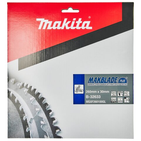 Makita B-32633 MAKBLADE+ Sägeb. 260x30x100Z