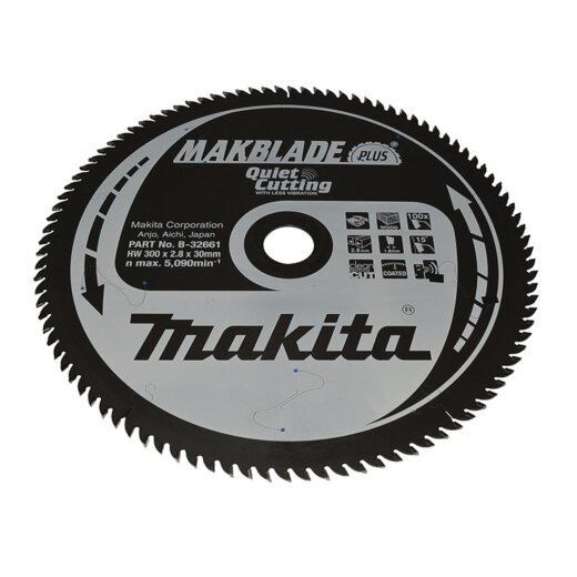 Makita B-32661 MAKBLADE+ Sägeb. 300x30x100Z EN