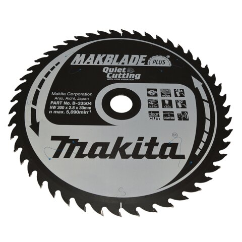 Makita B-33504 MAKBLADE+ S&auml;geb. 300x30x48Z EN