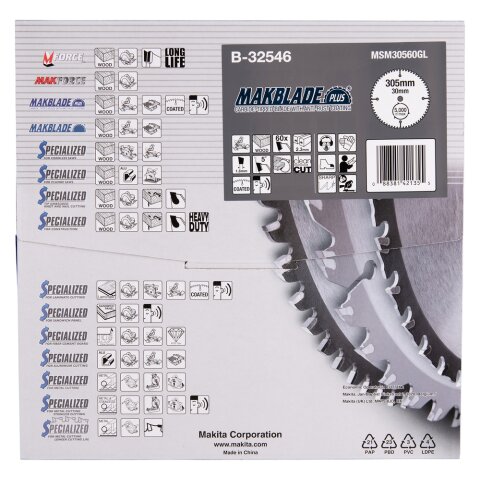 Makita B-32546 MAKBLADE+ Sägeb. 305x30x60Z