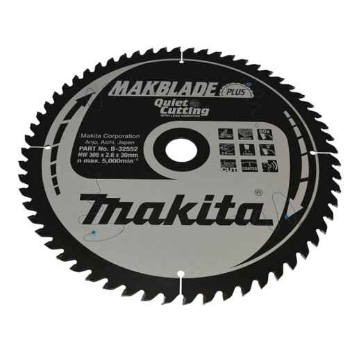 Makita B-32552 MAKBLADE+ Sägeb. 305x30x60Z EN