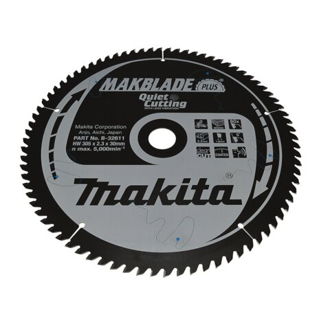 Makita B-32611 MAKBLADE+ Sägeb. 305x30x80Z EN