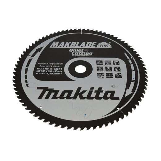 Makita B-32574 MAKBLADE+ Sägeb. 355x30x80Z