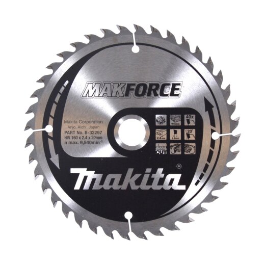 Makita B-32297 MAKFORCE Sägeb. 160x20x40Z