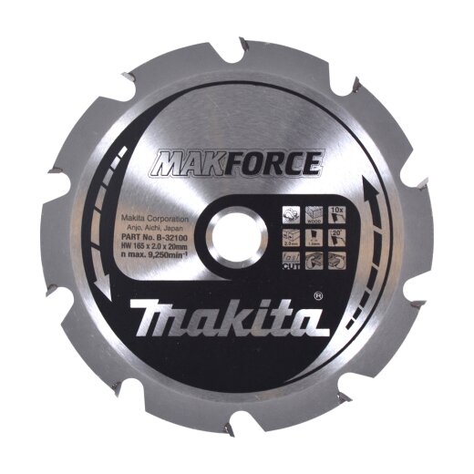 Makita B-32100 MAKFORCE Sägeb. 165x20x10Z EN