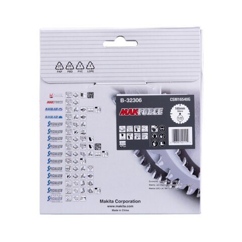 Makita B-32306 MAKFORCE Sägeb. 165x30x40Z