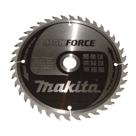 Makita B-32328 MAKFORCE Sägeb. 180x20x40Z EN