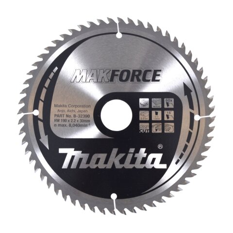 Makita B-32390 MAKFORCE Sägeb. 190x30x60Z