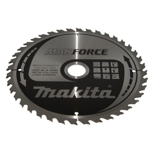 Makita B-32362 MAKFORCE Sägeb. 235x30x40Z EN