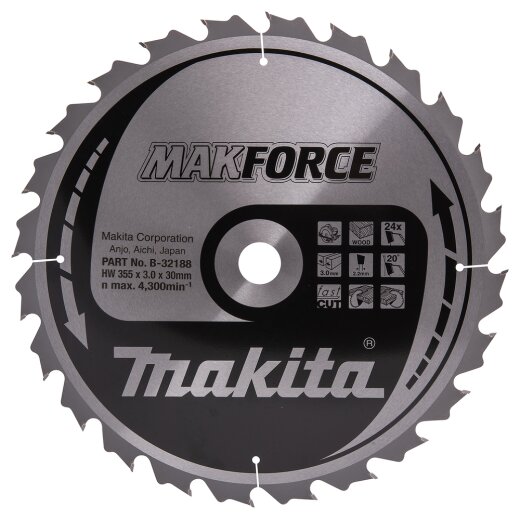 Makita B-32188 MAKFORCE Sägeb. 355x30x24Z EN