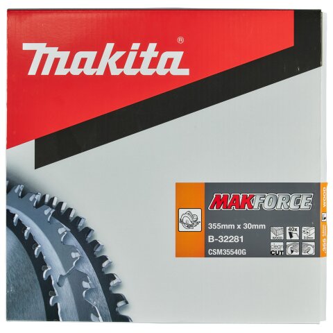Makita B-32281 MAKFORCE Sägeb. 355x30x40Z EN