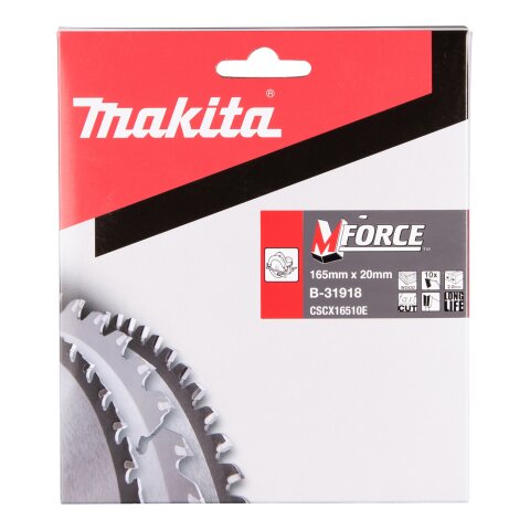 Makita B-31918 M-FORCE Sägeb. 165x20x10Z EN