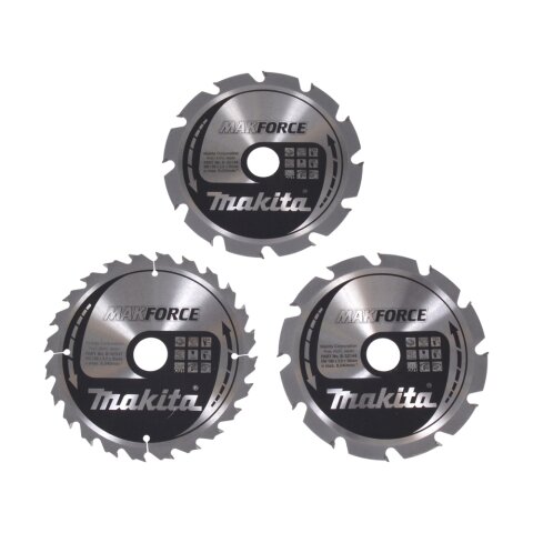 Makita B-33906 Sägeblatt-Set 190x30x12Z+24Z EN