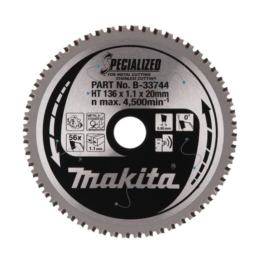 Makita B-33744 SPECIALIZED Sägeb.136x20x56Z EN