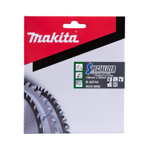 Makita B-33744 SPECIALIZED Sägeb.136x20x56Z EN